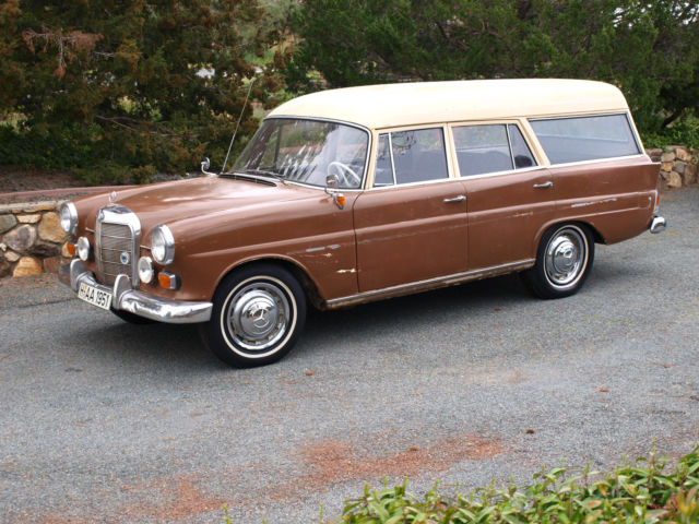1963 Mercedes-Benz 190d Binz Coachbuilt Fintail Station Wagon Kombiwagen 1963 Mercedes-Benz 190-Series Binz Kombiwagen