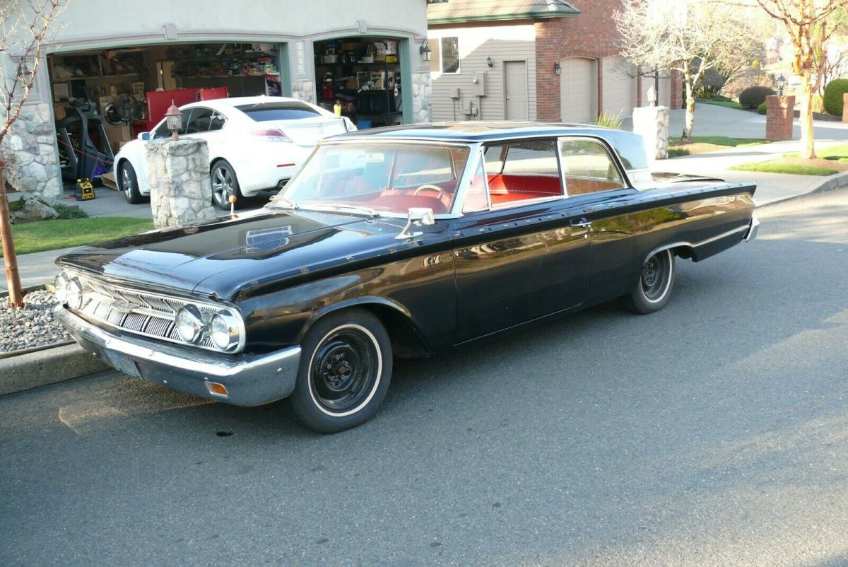 1963 Mercury Monterey 2 Door Coupe CUSTOM BLACK CLASSIC 95,000 Miles 1963 Mercury Monterey CUSTOM