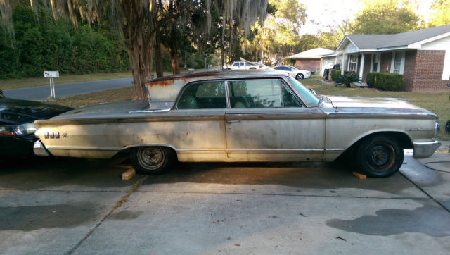1963 Mercury Monterey S-55 390 4 bbl NOT RUNNING RARE Breezeway 1963 Mercury Monterey S-55