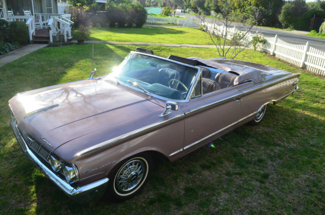 1963 Mercury Monterey S-55 Convertible Rare Model Mostly original 1963 Mercury Monterey S-55