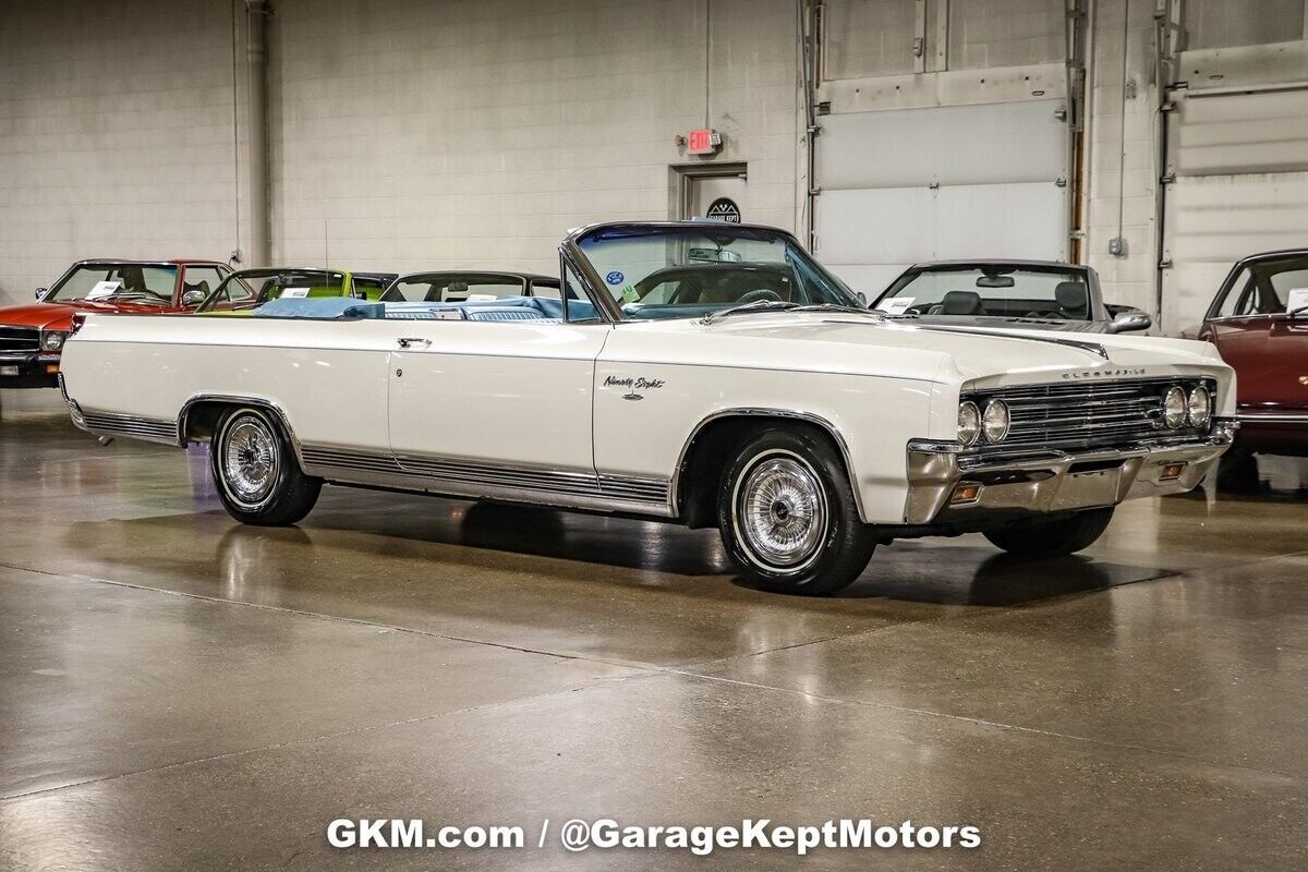 1963 Oldsmobile 98 Convertible White Convertible 394ci V8 73873 Miles 1963 Oldsmobile Ninety-Eight Convertible