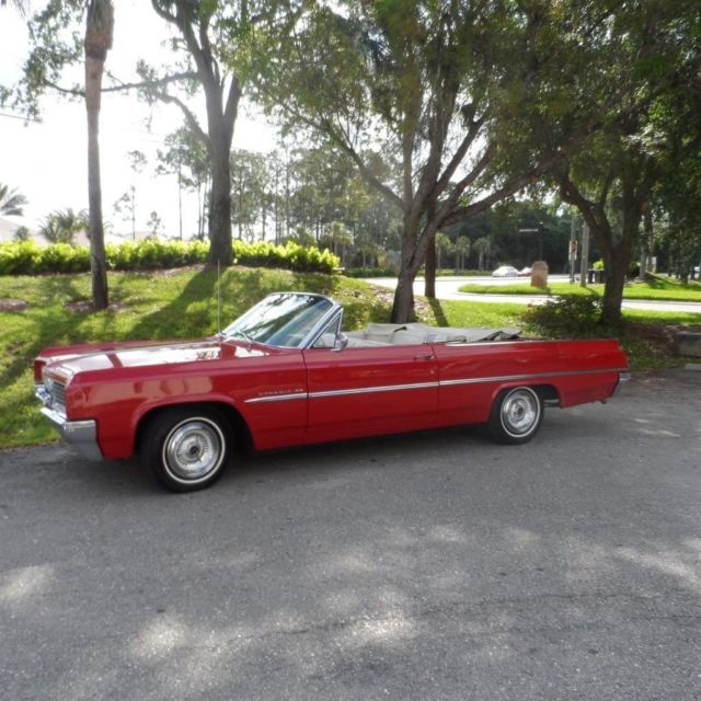 1963 Oldsmobile Dynamic 88 Convertible Red Restored Beautiful Car 1963 Oldsmobile Eighty-Eight Dynamic 88 Convertible