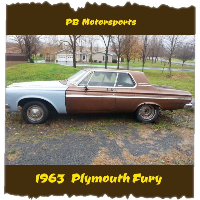 1963 Plymouth Fury FURY 2 DOOR HARDTOP 94,000 MILES - photo 5