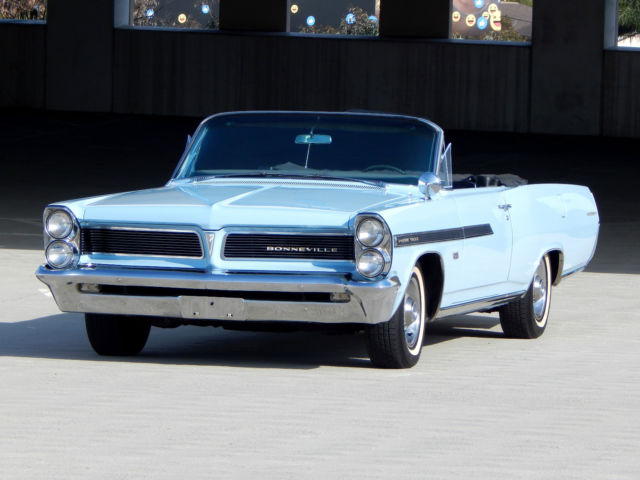 1963 Pontiac Bonneville 421 HO Convertible with Tri-Power 4-Speed AC 1963 Pontiac Bonneville Convertible with 421 HO & 4-Speed