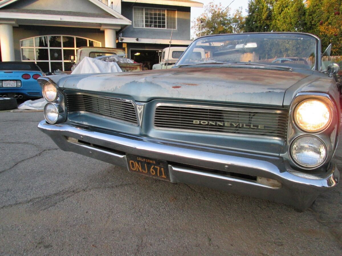 1963 Pontiac Bonneville convertible with 73,000 original miles 1963 Pontiac Bonneville