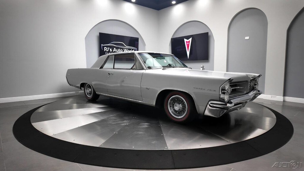 1963 Pontiac Grand Prix Rare 421 Tri Power, 8 Lug Wheels, Factory Silvermist Gra - photo 4