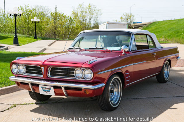 1963 Pontiac LeMans 3.2 4 Speed Manual Convertible MARIMBA RED 1963 Pontiac Le Mans --