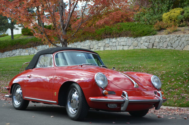 1963 PORSCHE 356 B CABRIOLET VIN 157841 67,786 ORIGINAL MILES 1963 Porsche 356