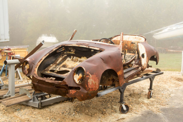 1963 Porsche 356 B Coupe - TOTAL BASKET CASE RUST BUCKET PROJECT PARTS CAR 1963 Porsche 356 Coupe