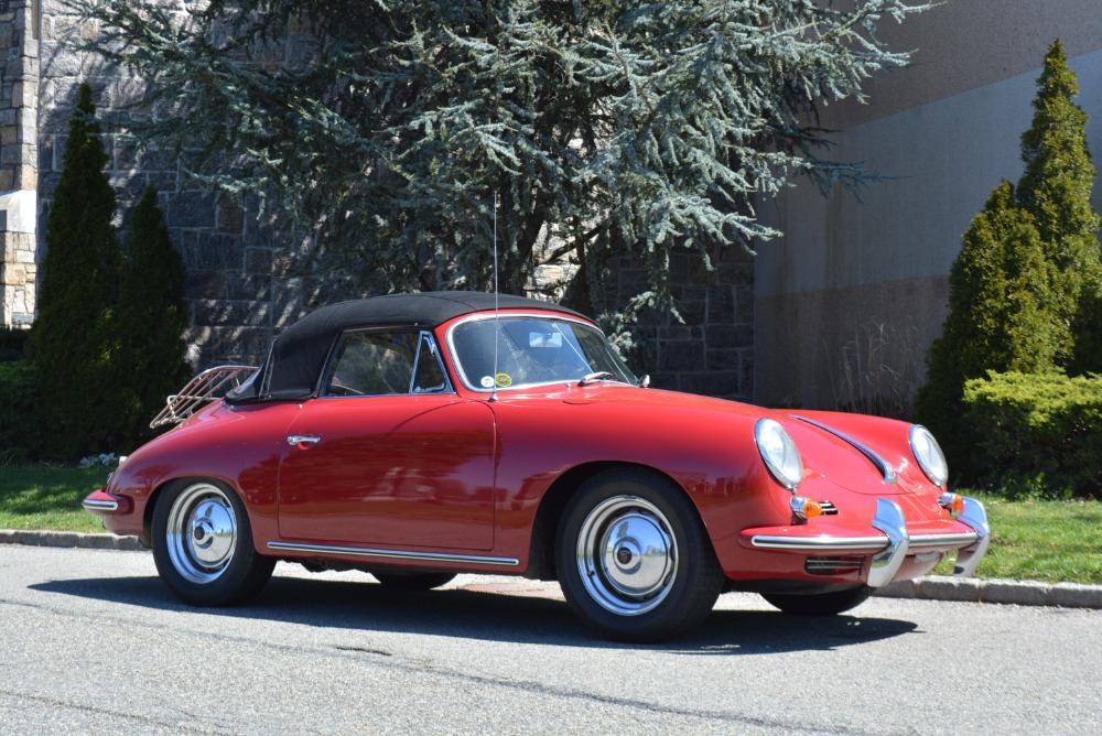 1963 Porsche 356B 0 Red Cabriolet 1963 Porsche 356B