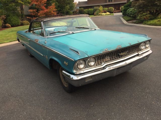 1963 Ford Galaxie XL Convertible Factory R-Code 427 Dual Quad 4speed - photo 5