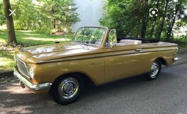 1963 Rambler American Convertible Gold RWD Manual 440 1963 Rambler American 440