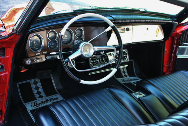 1963 Studebaker Gran Turismo Hawk Fully Restored! 289 V8 Auto A/C PS - photo 6