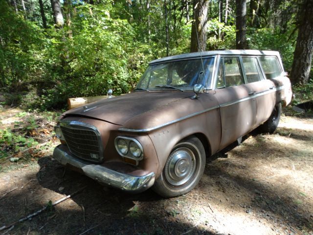 1963 Studebaker Lark Daytona Wagon Sliding roof V-8 model Factory Copper White 1963 Studebaker Lark Daytona
