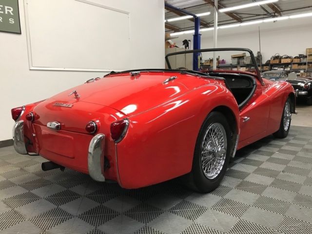 1963 Triumph TR3 4-SPEED. 60-SPOKE WIRES. WOOD/ALLOY STEERING WHEEL. - photo 5