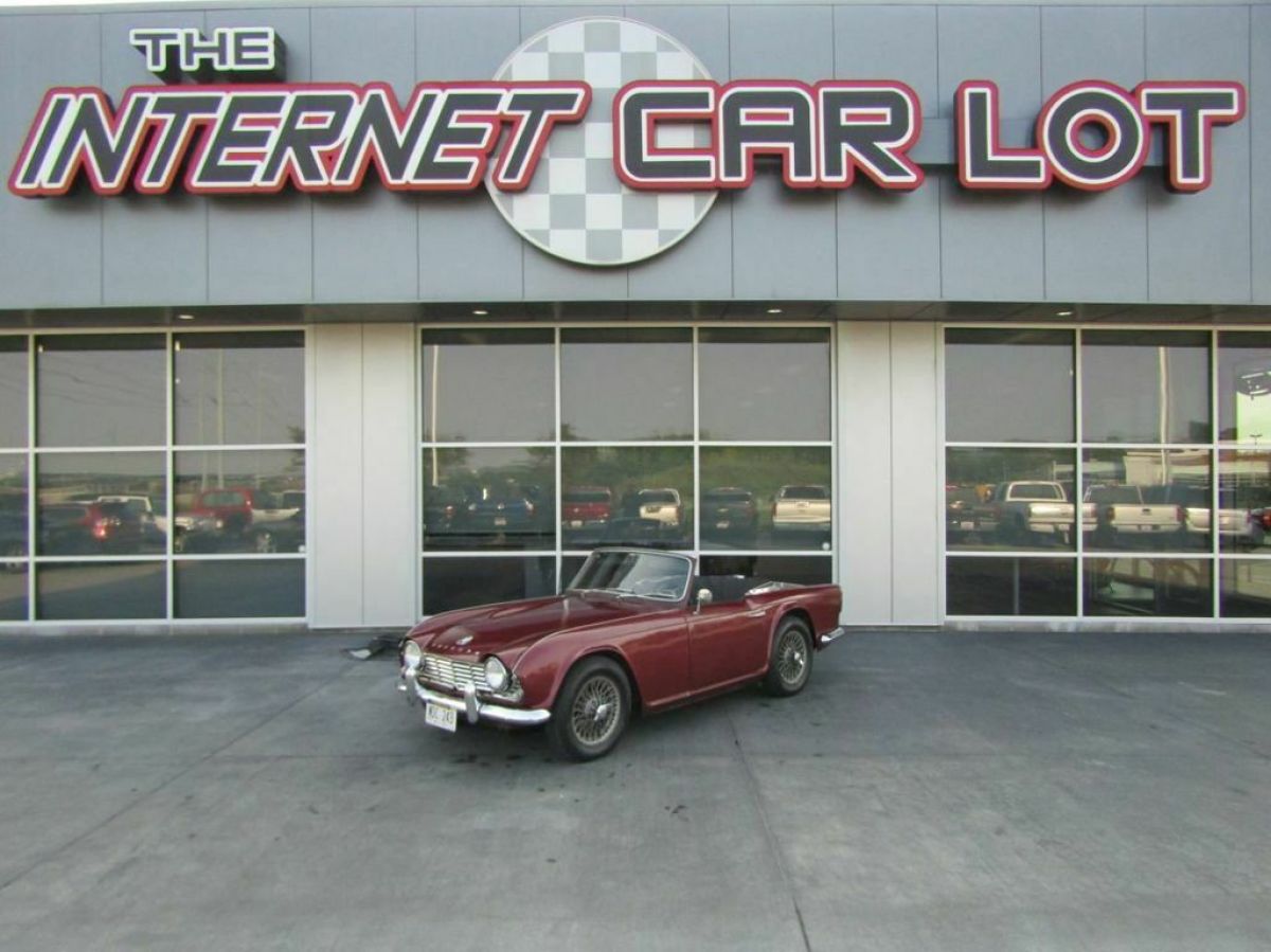 1963 Triumph TR4 Convertible, Burgundy with 590 Miles available now! 1963 Triumph TR4 Convertible