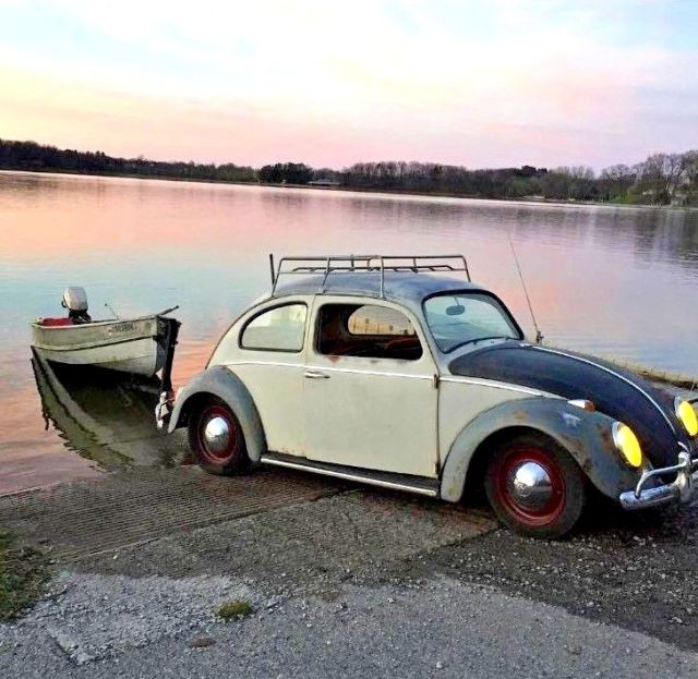 1963 VW Beetle Hot Rod, Rat Rod, Bagged 1963 Volkswagen Beetle - Classic
