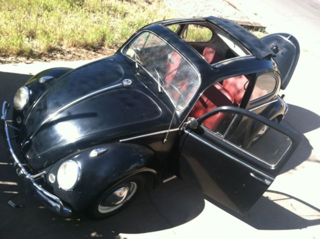 1963 VW RAGTOP BEETLE BUG VOLKSWAGEN CUTE DAILY DRIVER 1963 Volkswagen Beetle - Classic