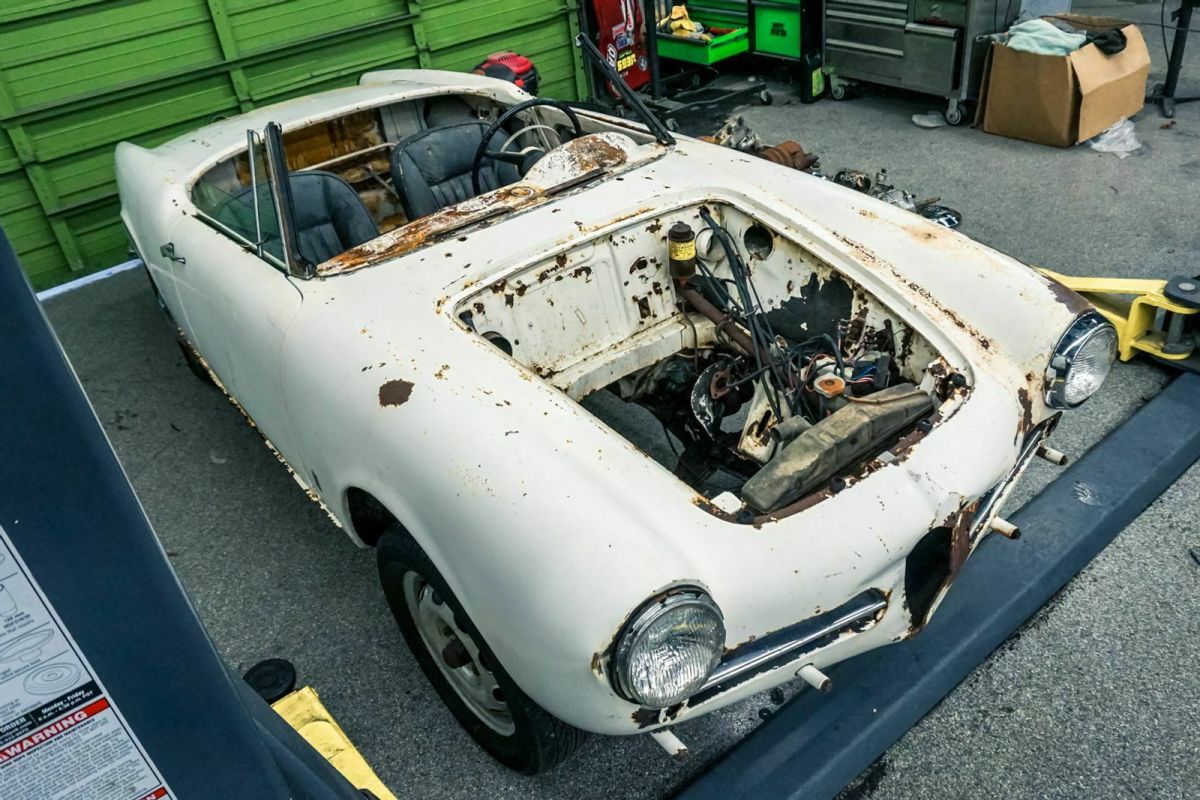 1963 White Spider! 1963 Alfa Romeo Spider Giulietta