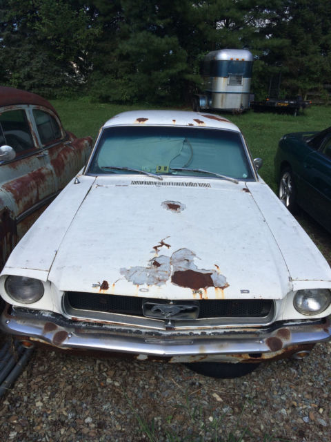 1964 1/2 260-V8 Hardtop Pace Car White Restoration projoect 1964 Ford Mustang