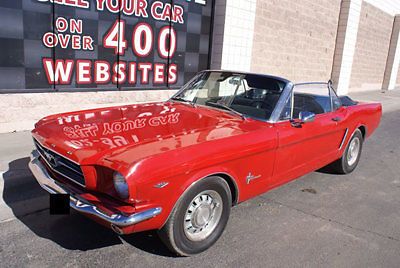 1964 1/2 Ford Mustang Convertible 289ci V8 Automatic Transmission Low Miles 1965 Ford Mustang
