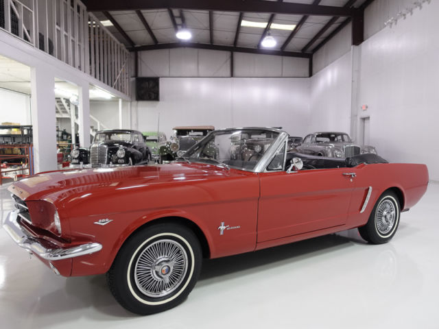 1964 1/2 Ford Mustang Convertible | D-Code 4 barrel carbureted 210 hp V8 1964 Ford Mustang Convertible