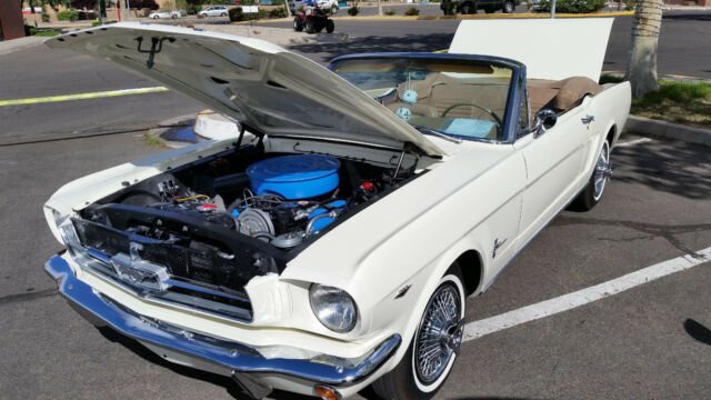1964 1/2 Mustang Convertible V8 260 (Very early production date, Sequence #1908) 1965 Ford Mustang Convertible