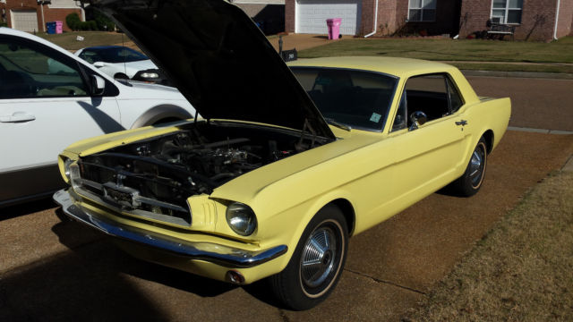 1964 1/2 Mustang Coupe 260 V8 Automatic Added Disc Front Brakes not a 1965 GT 1965 Ford Mustang