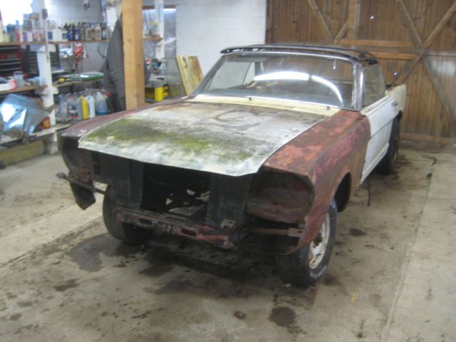 1964 1/2 MUSTANG #S MATCH 289 4 SPEED A/C CONVERTIBLE RESTORATION RARE PROJECT 1964 Ford Mustang 289