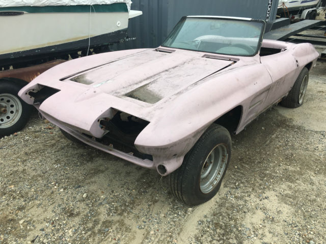 1964 1966 Corvette Convertible Stingray 6500 Redline Tach 365hp 375hp? BARN FIND 1964 Chevrolet Corvette