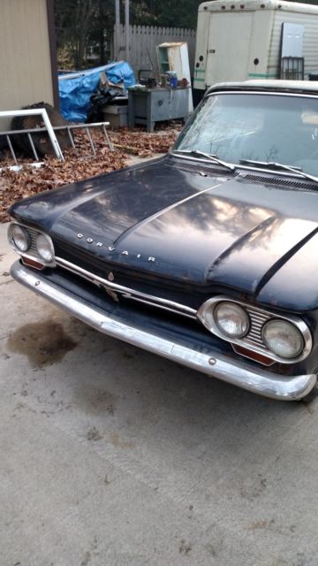 1964 64 CHEVROLET CORVAIR MONZA CONVERTIBLE BARN FIND SITTING SINCE 1973 SOLID 1964 Chevrolet Corvair Monza
