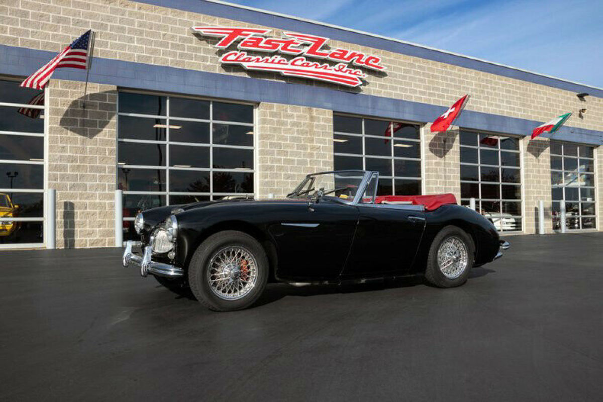 1964 Austin Healey 3000 Correct Black / Red Car