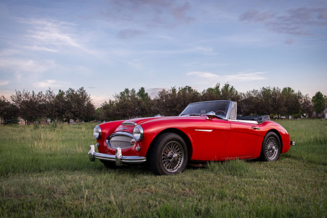 1964 Austin Healey 3000 leather