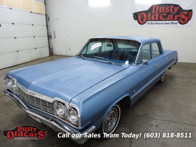 1964 Blue Runs Drives Body Interior Excellent Biscayne! 1964 Chevrolet Impala Runs Drives Body Interior Excellent Biscayne