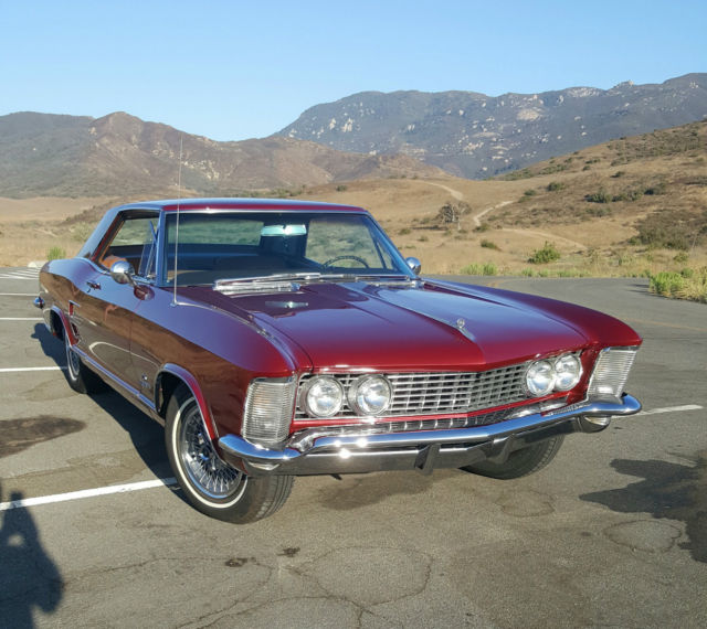 1964 Buick Riviera Excellent Cond Claret Mist with metal flakes saddle interior 1964 Buick Riviera