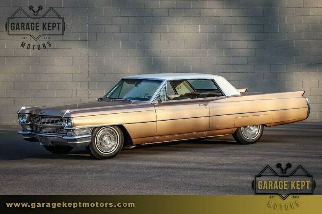 1964 Cadillac Coupe DeVille Gold Coupe 429 V8 25714 Miles 1964 Cadillac DeVille