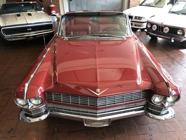1964 Cadillac Deville Convertiblen"Gorgeous car, Straight, well sorted!!" 1964 Cadillac DeVille RED