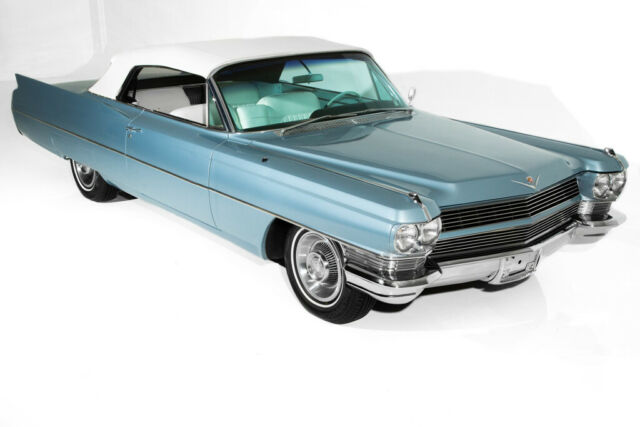 1964 Cadillac Series 62 Convertible, Firemist Blue/White, 429/340hp, Autom - photo 2
