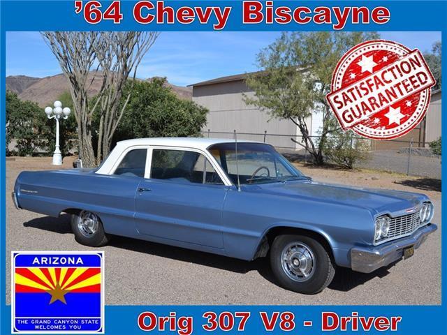 1964 Chevrolet Biscayne 2 Door Sedan 307 V8 Manual Classic Impala 1964 Chevrolet Other Impala