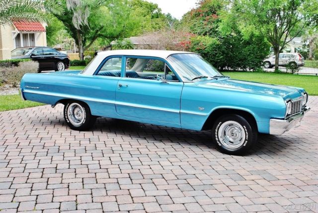 1964 Chevrolet Biscayne Hardtop Fully Restored 348 V8 Tri-Power Beautiful - photo 13