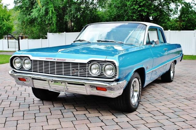1964 Chevrolet Biscayne Hardtop Fully Restored 348 V8 Tri-Power Beautiful - photo 2