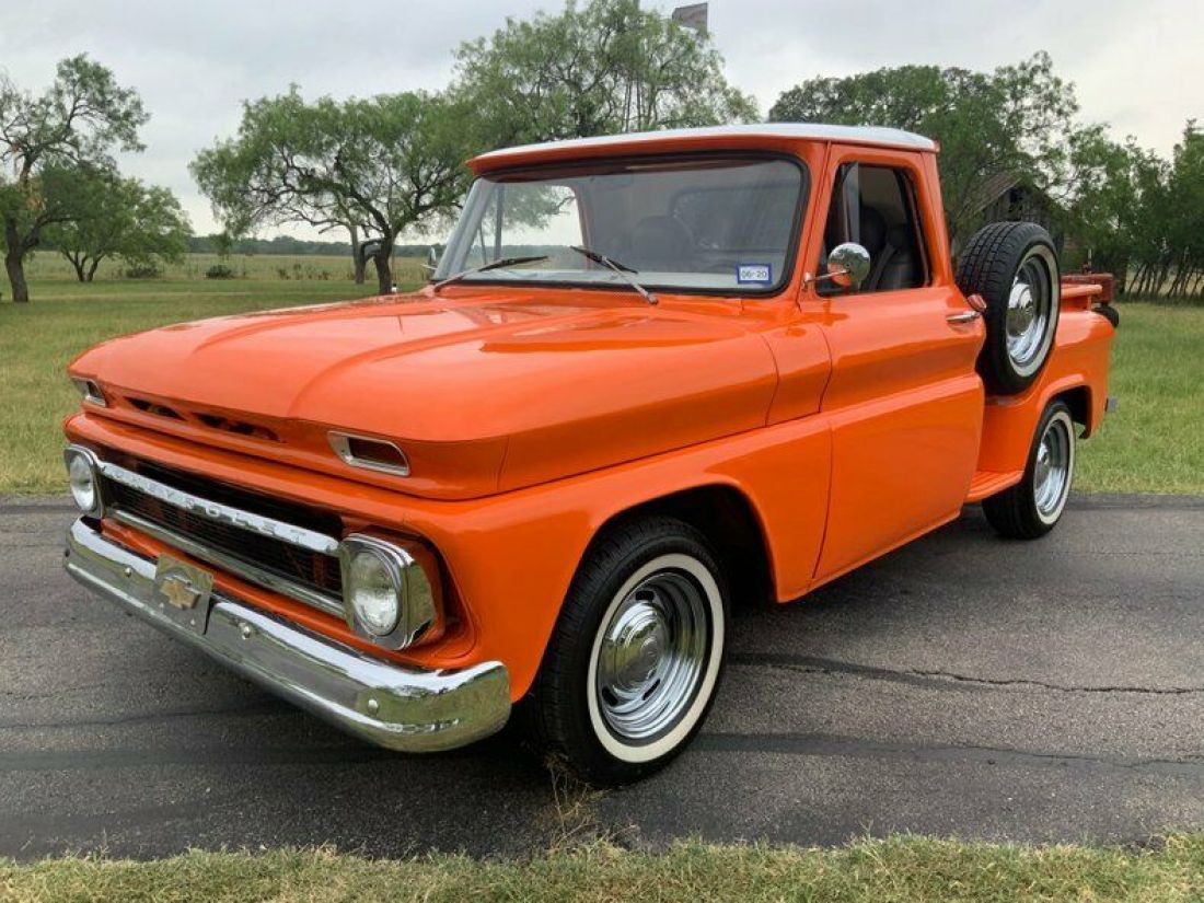 1964 Chevrolet C10 77102 Miles Orange Pickup Truck 1964 Chevrolet C-10