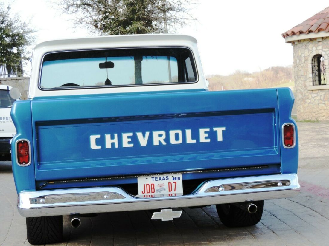 1964 Chevrolet C-10 Marina Blue Metallic w/Pearl and White Pearl Cab - photo 8