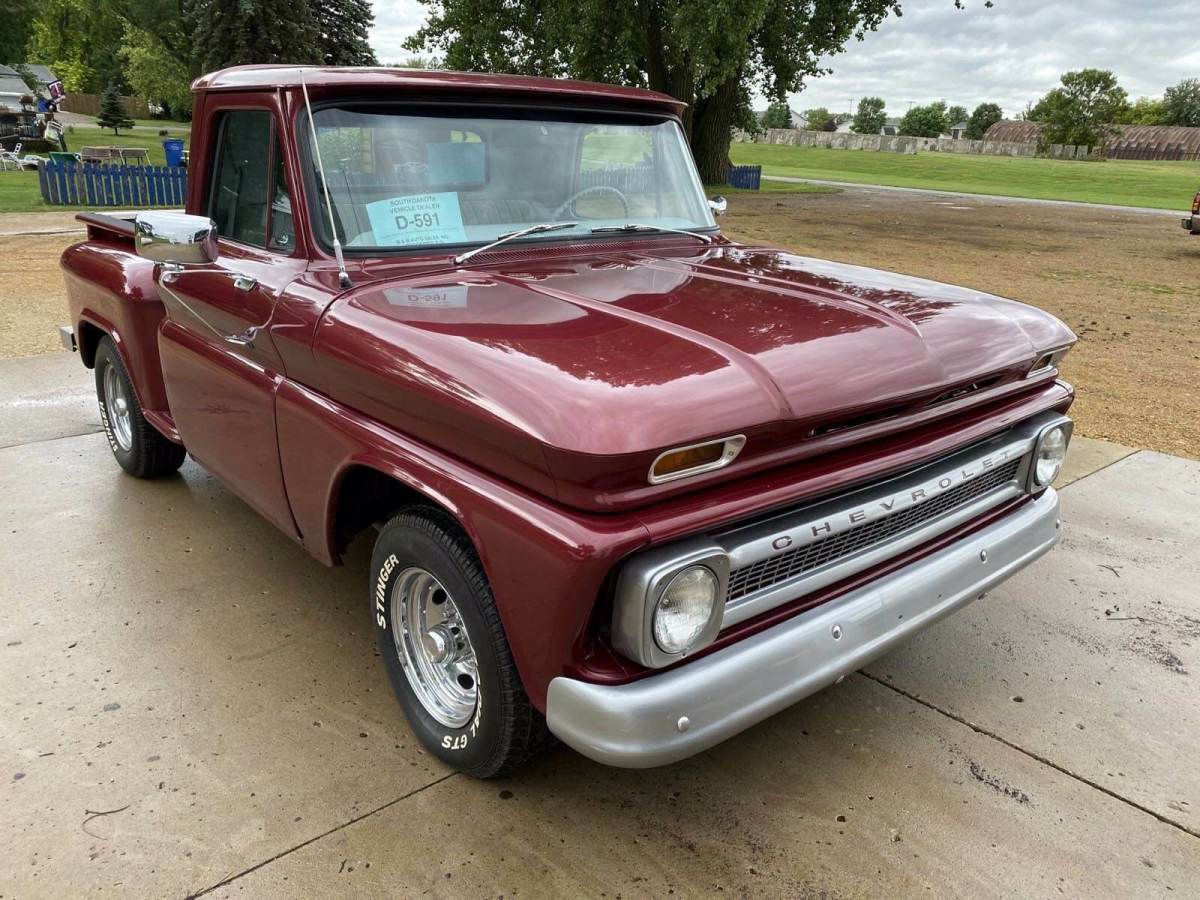 1964 Chevrolet C10 Shortbox 0 Burgundy Pickup 8 Cyl, 4 Spd 1964 Chevrolet Other Pickups