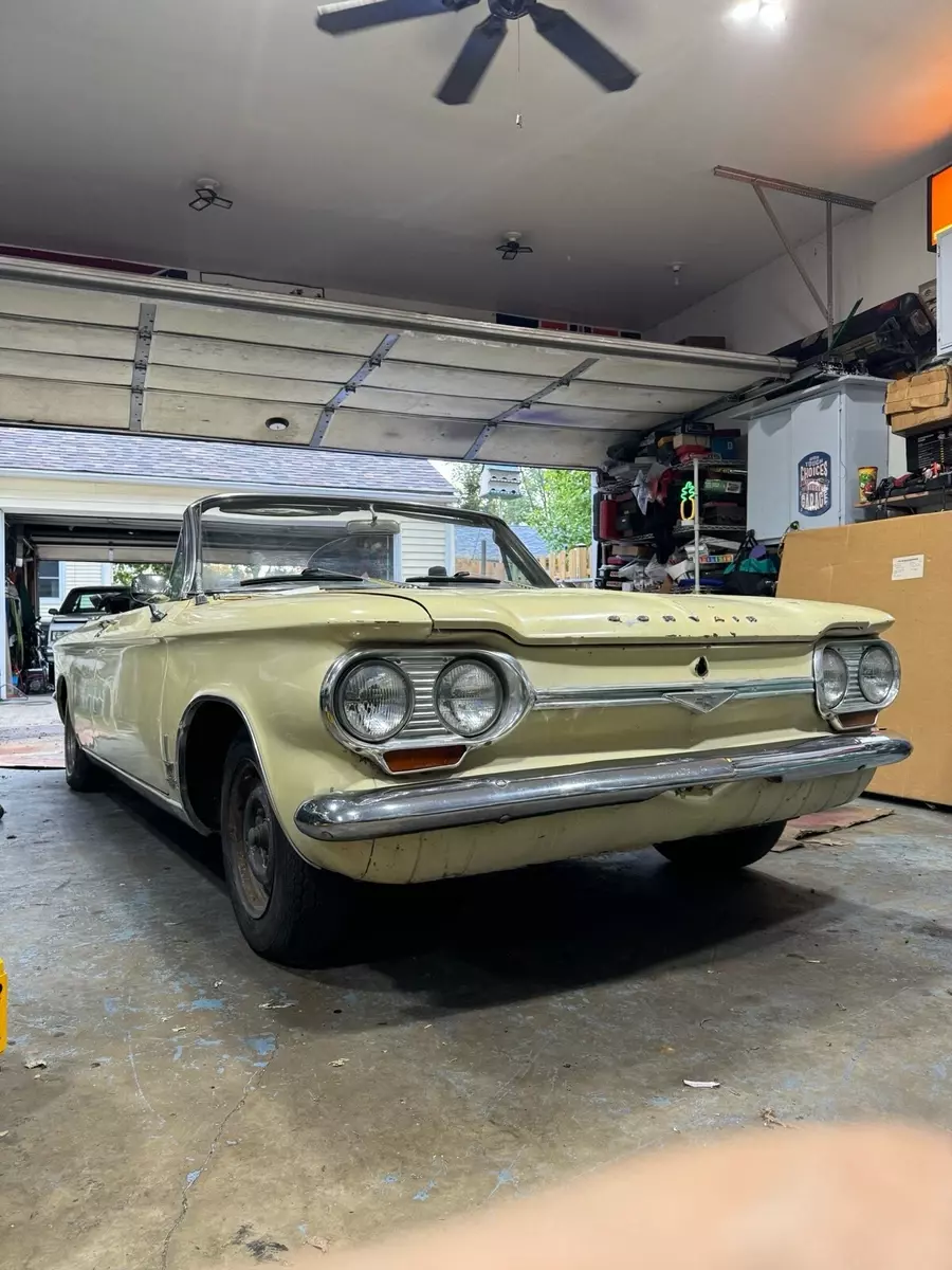 1964 Chevrolet Corvair 2.4 Monza Convertible Yellow spyder turbo 1964 Chevrolet Corvair spyder turbo