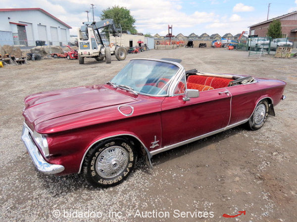 1964 Chevrolet Corvair Monza Spyder Convertible Flat V6 4-Speed Manual Dual Carb 1964 Chevrolet Corvair