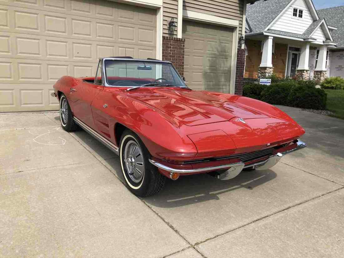 1964 Chevrolet Corvette Convertible Red RWD Manual 1964 Chevrolet Corvette