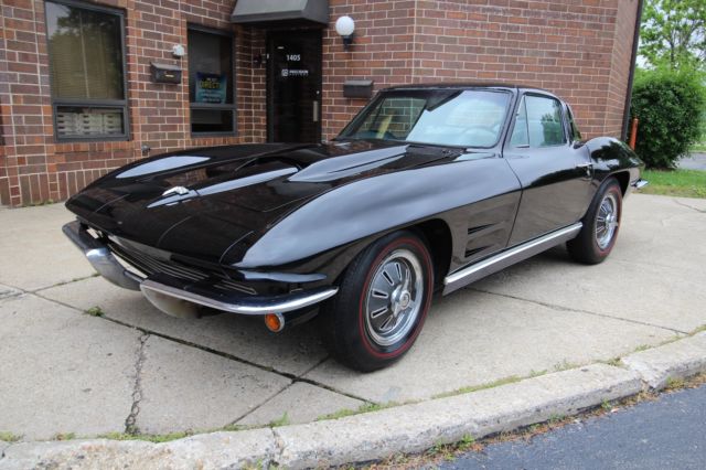 1964 Chevrolet Corvette Coupe - Factory Tuxedo Black - A/C + P.B 1965 1966 1967 1964 Chevrolet Corvette Coupe - Factory Tuxedo Black - A/C + P.B