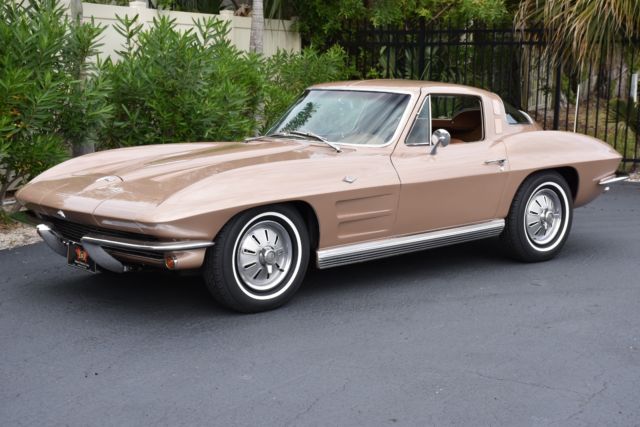 1964 Chevrolet Corvette Factory A/C, PS, PB, PW 0 Saddle Tan Coupe 327C.I. Autom 1964 Chevrolet Corvette Factory A/C, PS, PB, PW