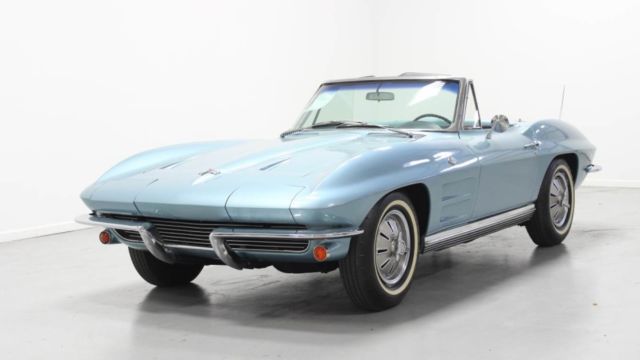 1964 Chevrolet Corvette Roadster Silver Blue #'s Matching 327 orig 51,831 miles 1964 Chevrolet Corvette Roadster